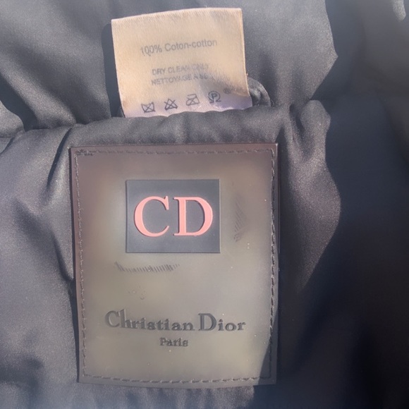 Christian Dior Y2K Black Puffer w/Rabbit Fur Trim EU40 - Picture 4 of 9